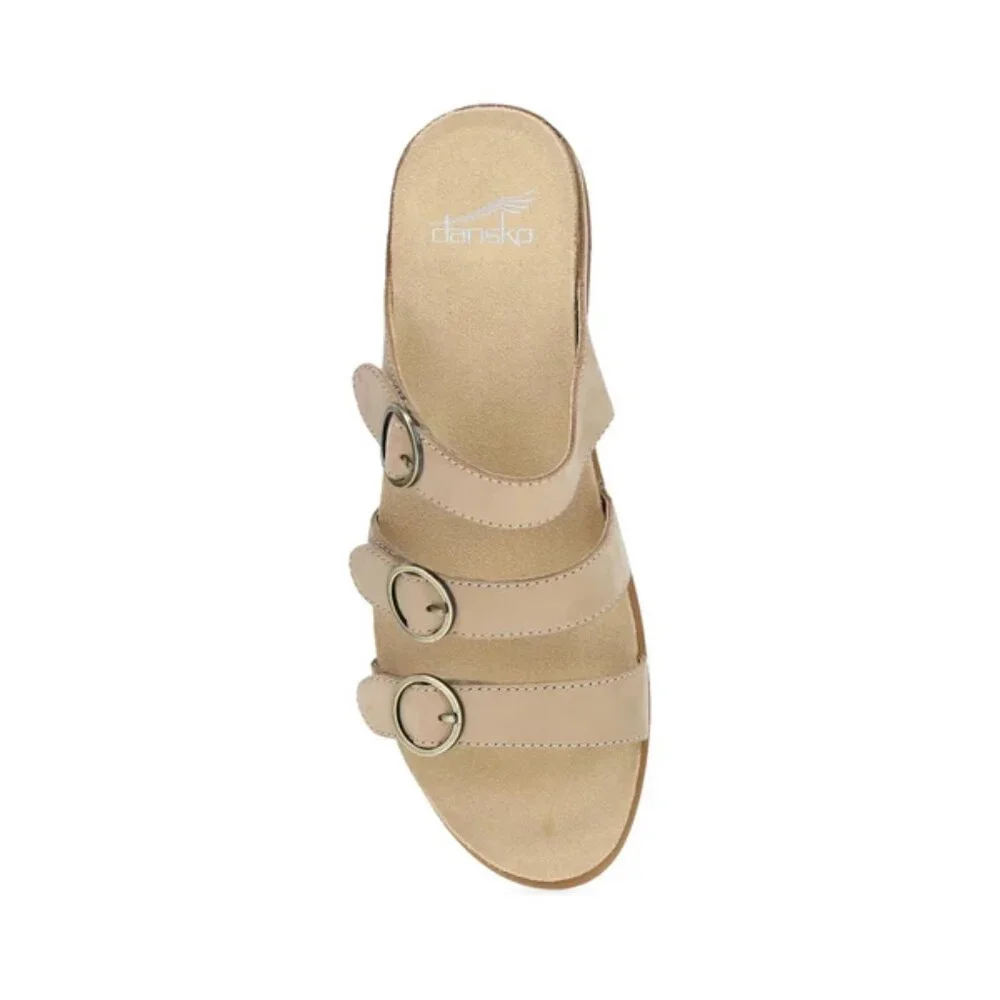 NEW DANSKO Nubuck Leather Campbell Comfort Sandals in send for women 1225 4t2 - Picture 5 of 7